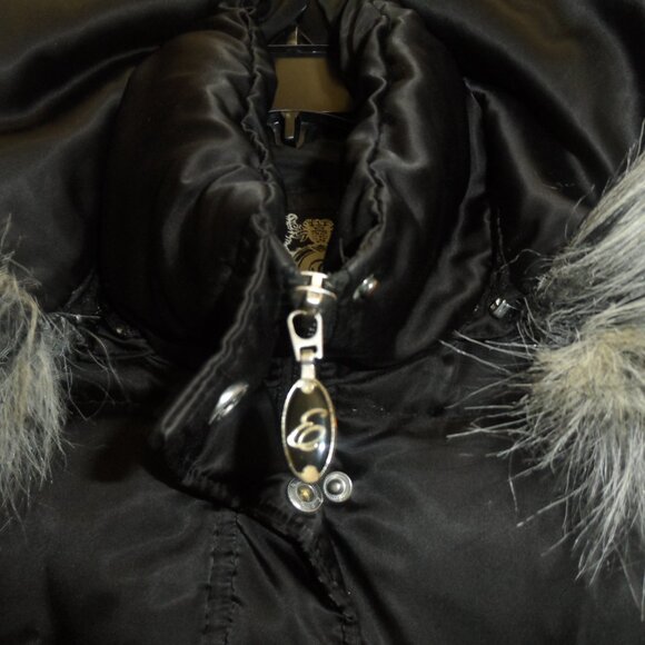 Esprit woman black coat with hoodie - Size M - Picture 3 of 16